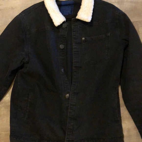 Ezekiel black Denim coat. - Picture 2 of 4